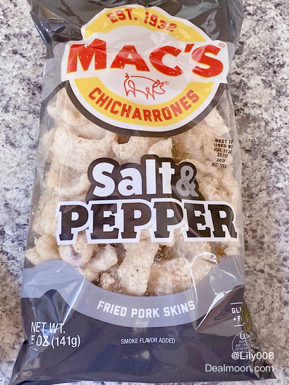 Mac's 胡椒盐味炸猪皮...