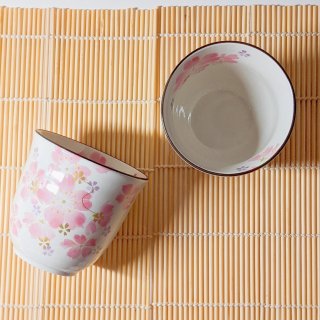 网易严选樱花茶具三件套｜日本食器美烧浓的...