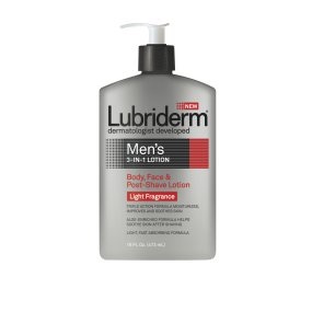 Amazon.com : Lubriderm Men's 3-In-1 Body Lotion With Light Fragrance,男士身体乳
