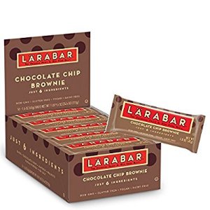 史低价：Larabar 巧克力布朗尼口味能量棒 1.6oz 16个