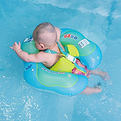 婴儿游泳圈～Amazon.com: Free Swimming Baby Baby Inflatable Swimming Float Ring Children Waist Float Ring Inflatable Floats Pool Toys Swimming Pool Accessories for the Age of 6-30month (L): Toys & Games