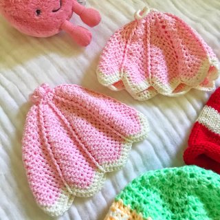 【手工DIY】5⃣️宝宝的帽子们🎩...