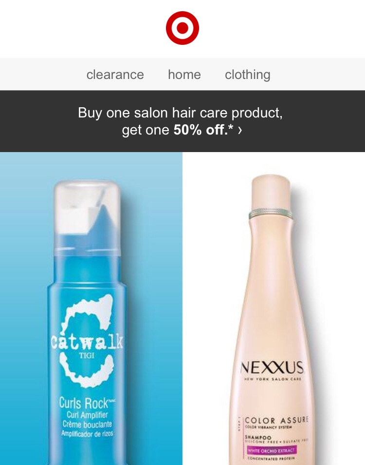 NEXXUS系列洗发护发产品优惠促销