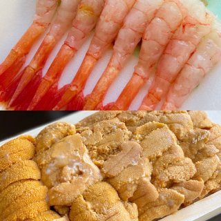 「人气」Sashimi Sample Set 刺身甜虾海胆套餐 (1份) – Mr. Song 送鲜生