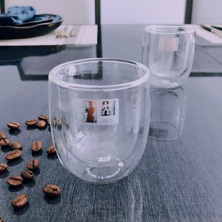 双立人双层玻璃意式咖啡杯...