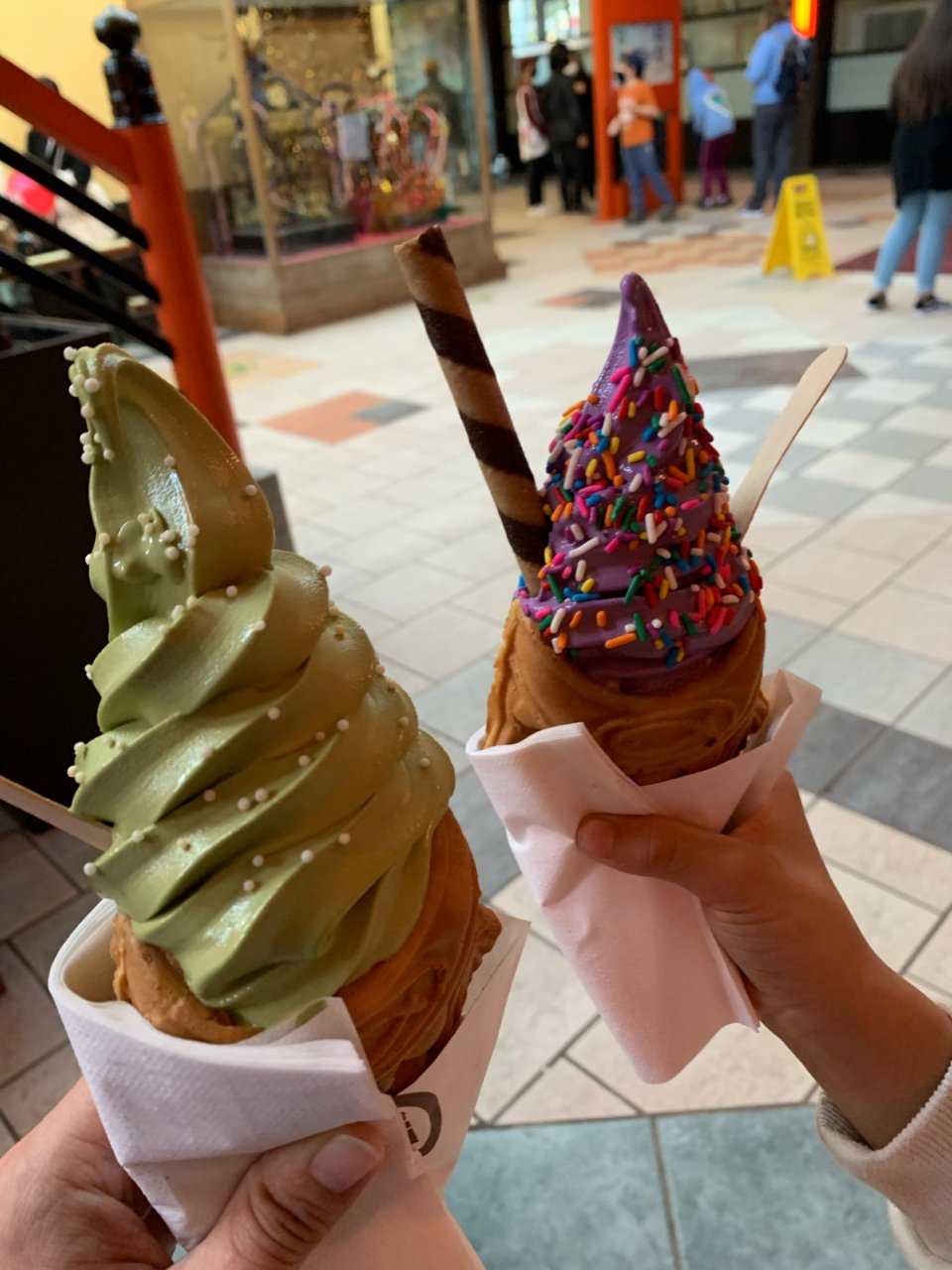 SF Japan town鲷鱼烧冰淇淋...