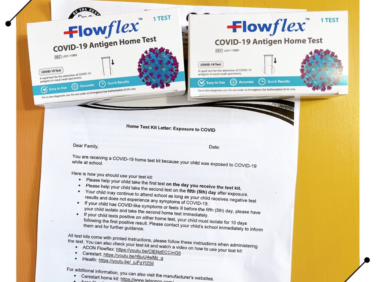 大宝学校发的FlowFlex COVID...