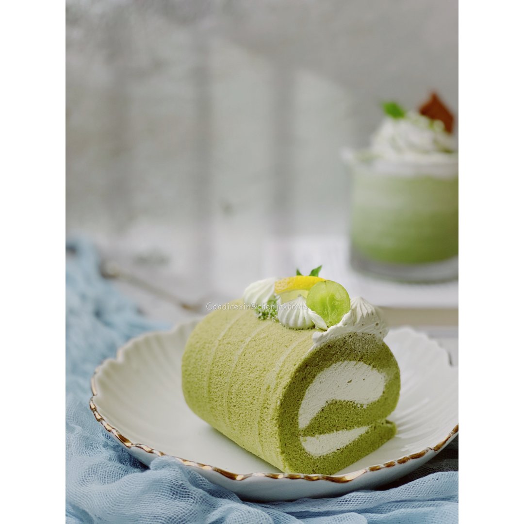 一人的下午茶时光 |抹茶瑞士卷抹茶星冰乐