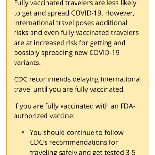 打完疫苗後就可以旅遊了❓美國CDC更新了...