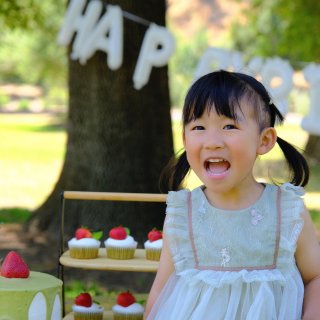 三岁快乐小可爱 | 带上蛋糕我们野餐去♥...