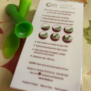 Olababy綠葉餐勺