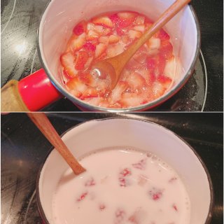 新鲜草莓🉐️草莓奶冻阿达籽🍓萌动少女心...