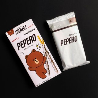 我爱吃的Pepero巧克力饼干...
