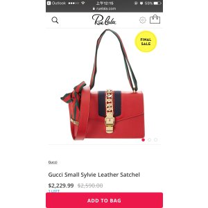 $2229.99 Rue La La — Gucci小号Sylvie