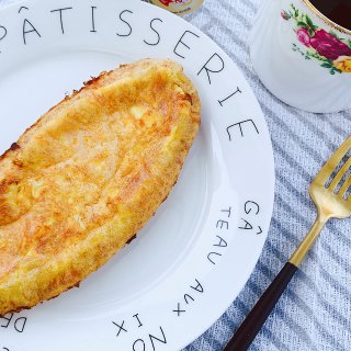 一键式快手早餐：火腿鸡蛋Omelette...