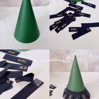 #DIY圣诞树#🦅大牌包装丝带的N种玩法...
