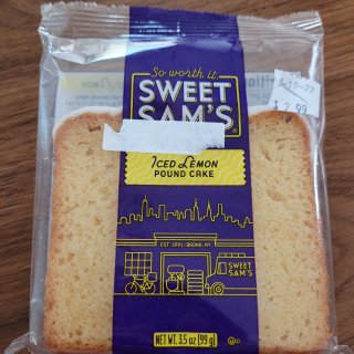 sweet sam's 檸檬糖霜磅蛋糕...