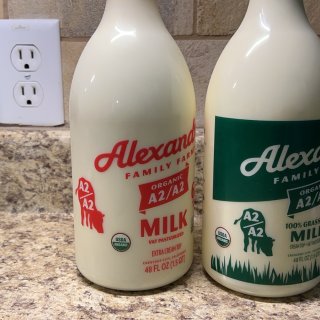 欣赏不来的这款WholeFoods牛奶😖...
