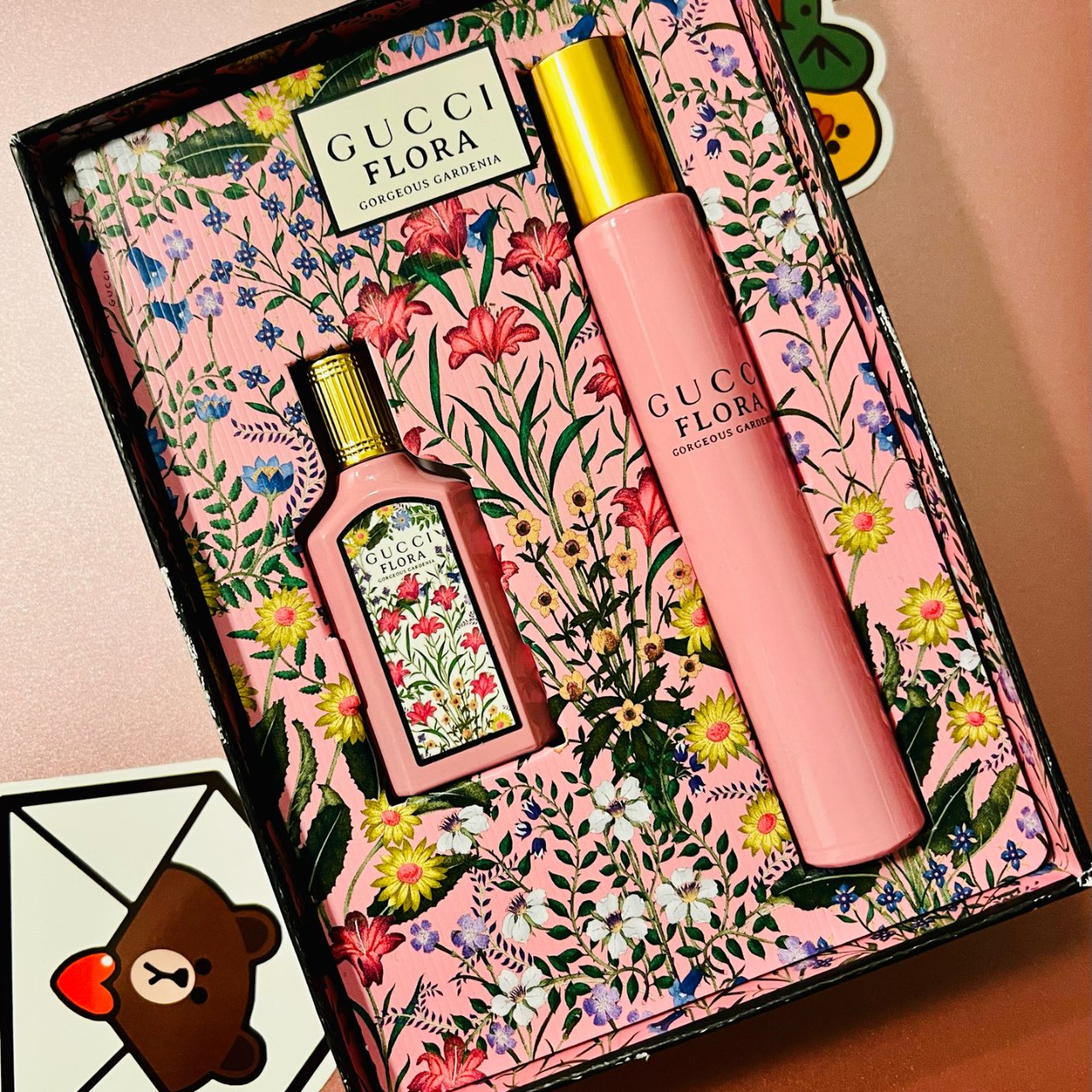 Gucci 古驰,Mini Flora Gorgeous Gardenia Eau de Parfum Set - Gucci | Sephora