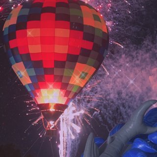 人山人海的Plano热气球节🎈...