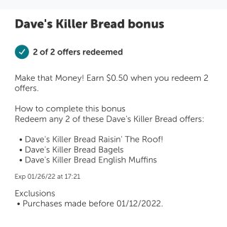 Dave's Killer Bread ...