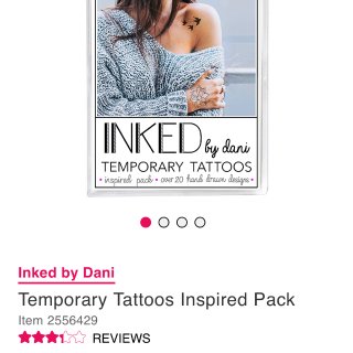 Inked by Dani Temporary Tattoos The Embroidered Pack | Ulta Beauty