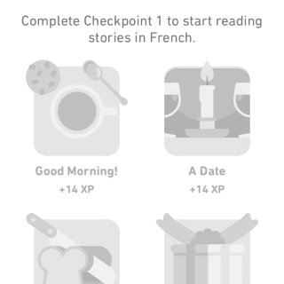 #21天自律计划 Duolingo 法语...
