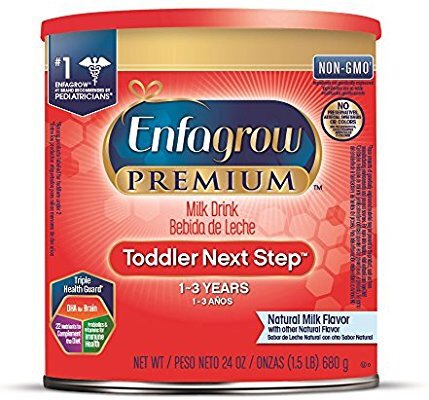 Enfagrow PREMIUM Toddler Next Step Natural Milk Powder, 24 Ounce Can, Pack of 4 @ Amazon