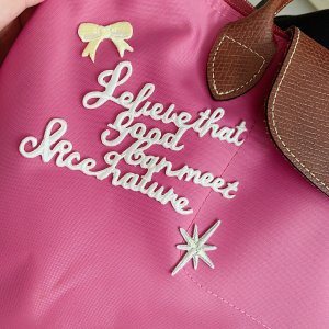 🎀  / Longchamp diy少女系可爱手提包 💕