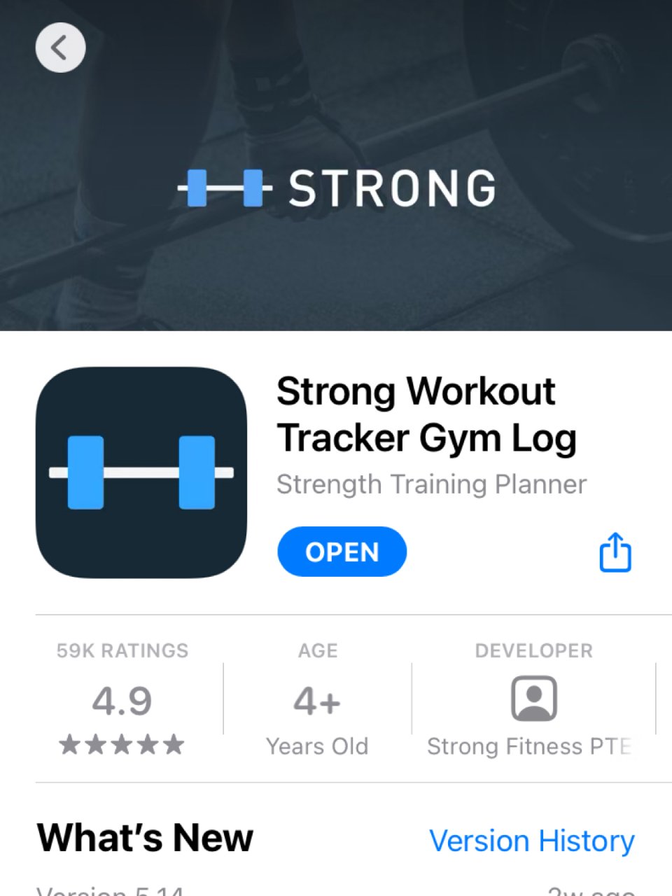 强烈推荐一款健身app：Strong...