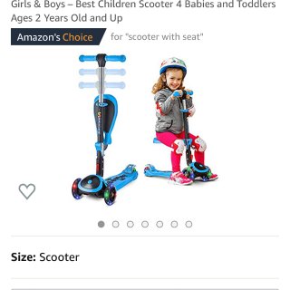 儿童玩具｜儿童踏板车可折叠/可拆卸座椅...