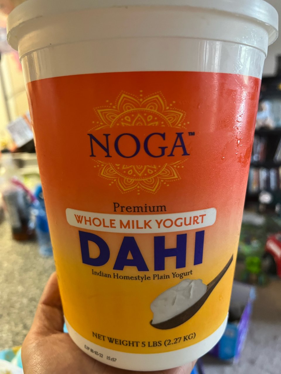 Noga Dahi Whole Milk Indian Style Yogurt, Plain, 5 lbs | Costco