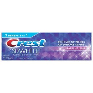 Crest 3D White Whitening Toothpaste Radiant Mint