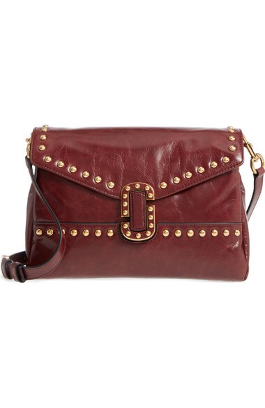 MARC JACOBS Small Studded Leather Envelope Bag 新款大Logo信封包