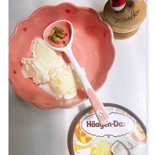 热带+海滩CP💕哈根达斯椰子菠萝冰淇淋...