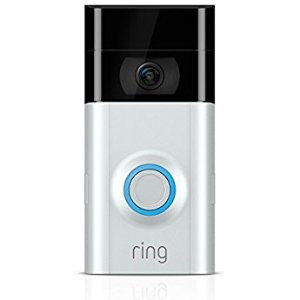 Ring Wi-Fi Enabled Video Doorbell in Satin Nickel