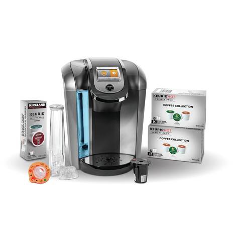 Keurig K525C Single Serve Coffee Maker, 15 K-Cup Pods and My K-Cup 2.0 Reusable Coffee Filter