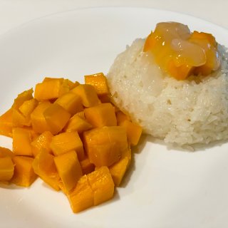 【甜酸系列】🥭芒果糯米饭🍚 + 糖醋里脊...