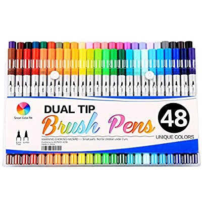 Smart Color Art Dual Tip Brush彩笔 48色