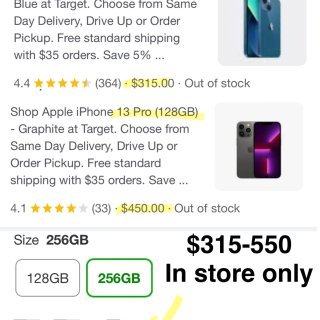 iPhone13系列半价🍎在Target...