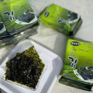 韩国农业协会 绿茶海苔 12包入 48g 