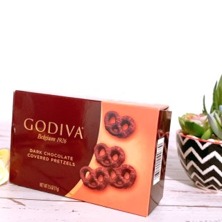 Godiva~黑巧克力饼干圈...