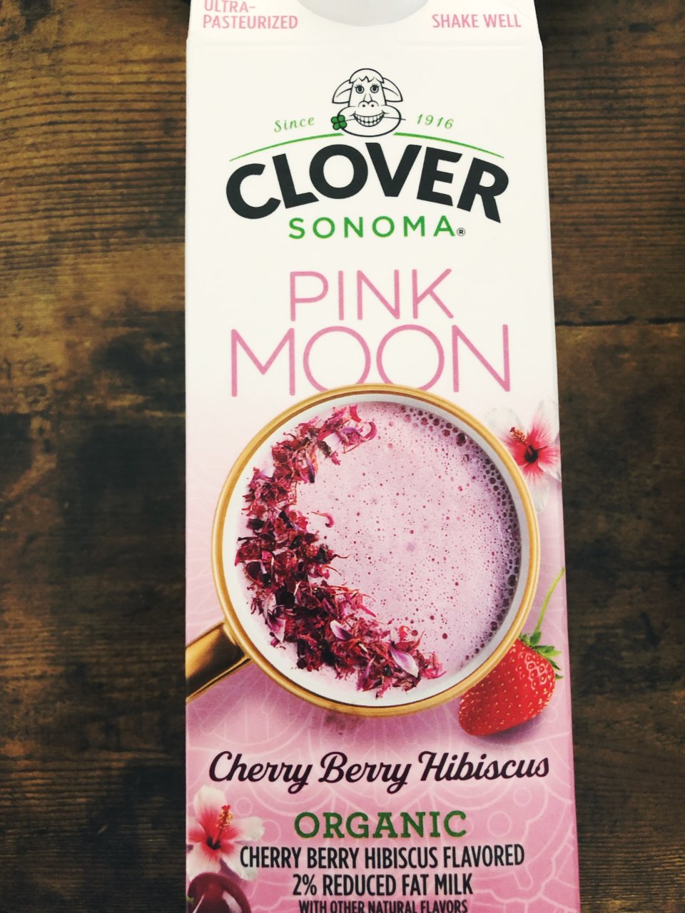 clover pink moon牛奶...