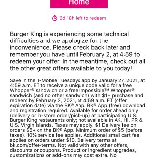Burger King 汉堡王,T-Mobile