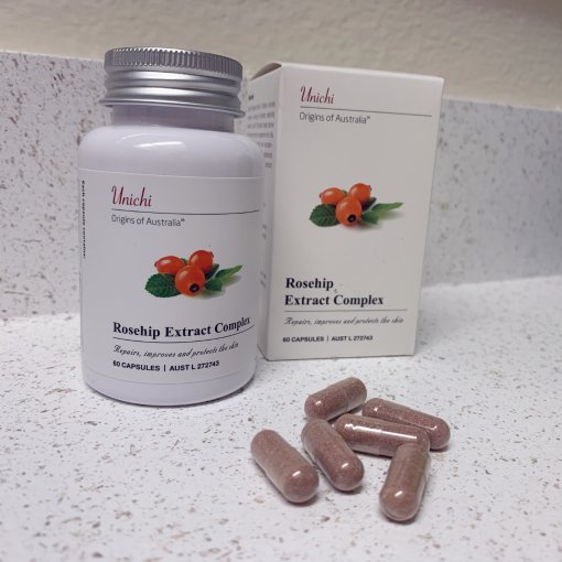 ausitem unichi rose collagen gummy 60 gummies 30.