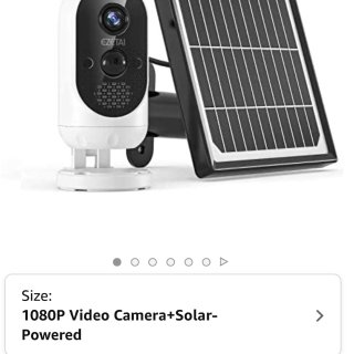 1080P Solar Powered Security Camera, WiFi Security Camera Outdoor, Wireless Battery Powered Surveillance Camera, WiFi Home Security Cam, 2 Way Audio, Night Vision, Weatherproof, 32g Card, Clould Storage : Camera & Photo