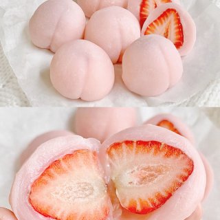 ㊙️🔥免烤箱‼️一次成功的草莓糯米糍‼️...