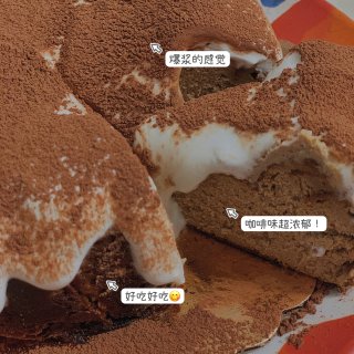 自制㊙️爆浆提拉米苏巴斯克芝士蛋糕3.0...