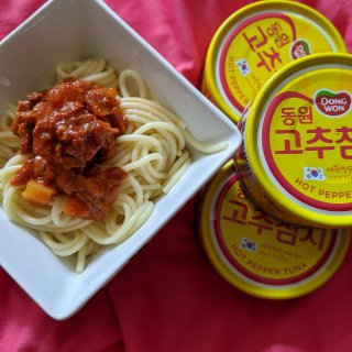 盛夏四：韩国辣tuna罐头...