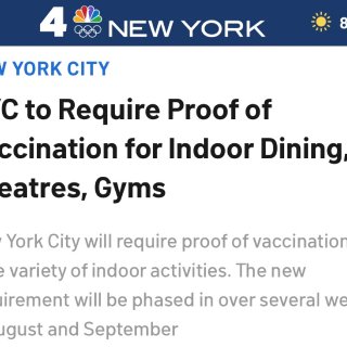紐約資訊｜疫苗接種證明準備好了嗎？...